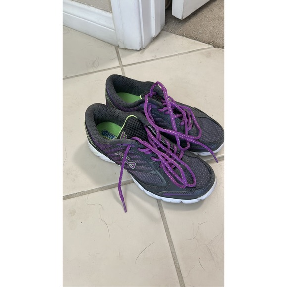 Fila Shoes - FILA Cool Max Women's Running Shoes Gray Purple Sneakers DLS Foam